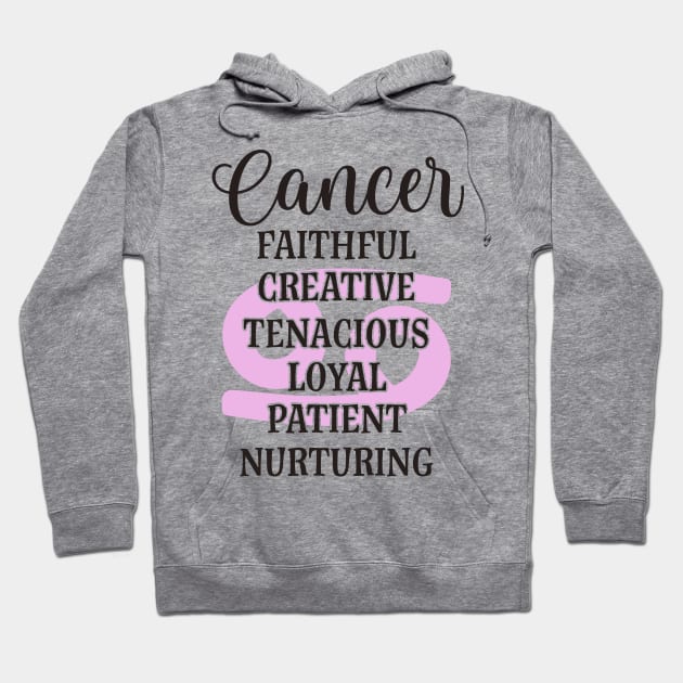 Cancer Star Sign Hoodie by thechicgeek